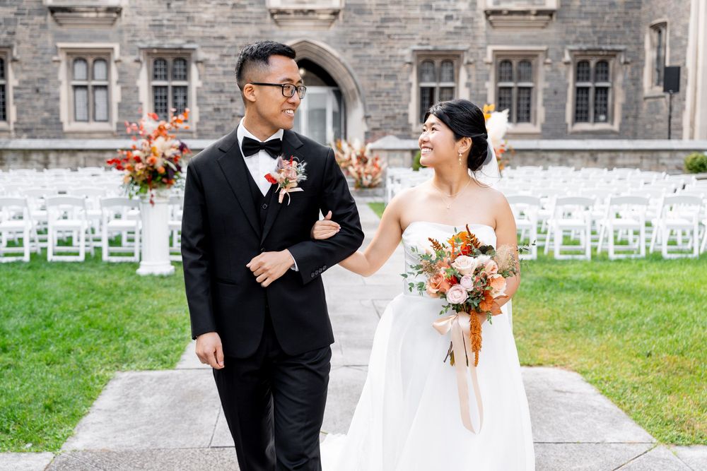 Hart House Quad wedding