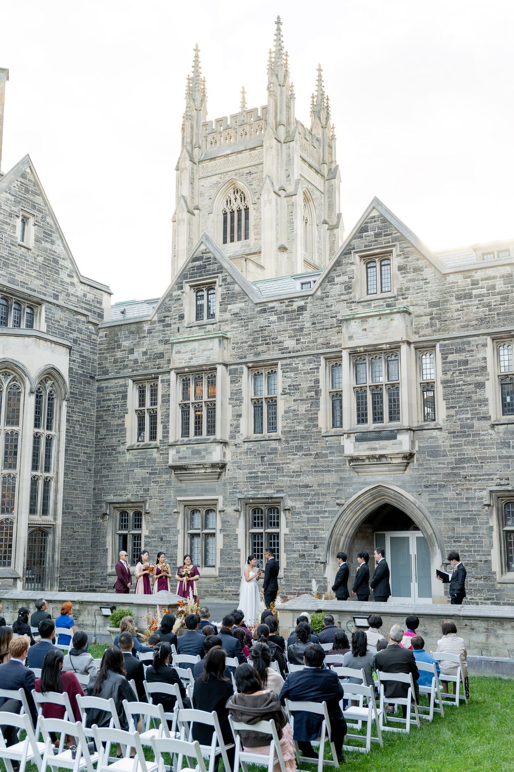 hart house quad wedding ceremony