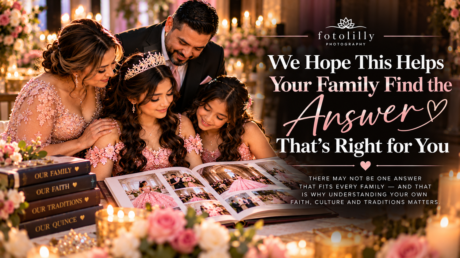 Christian Quinceañera blessing at a Dallas Fort Worth event venue with pastor, parents, prayer and meaningful family traditions captured