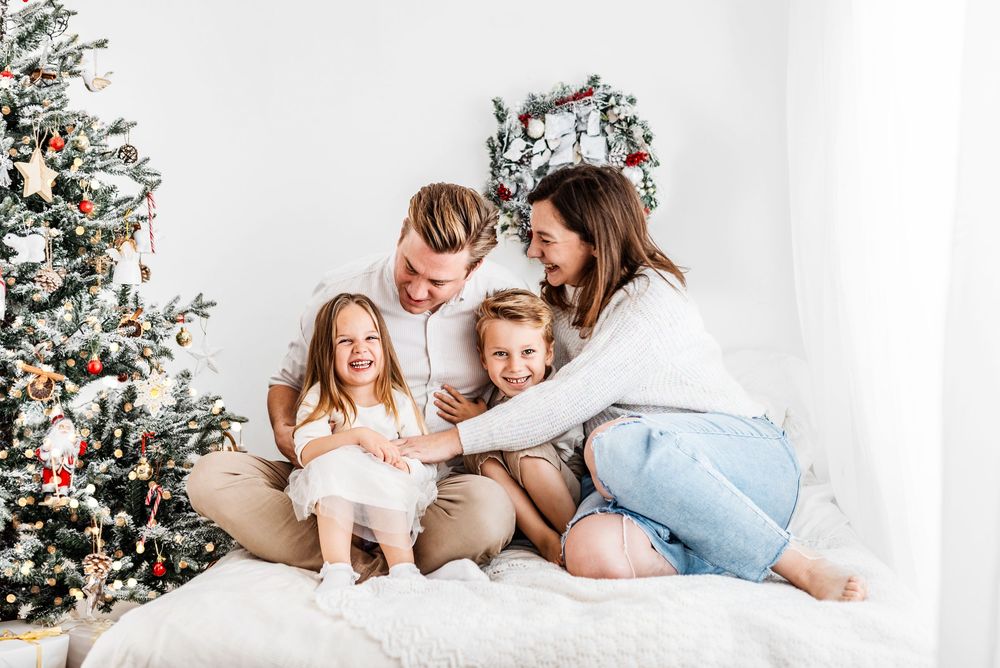 family christmas mini photoshot Hereford