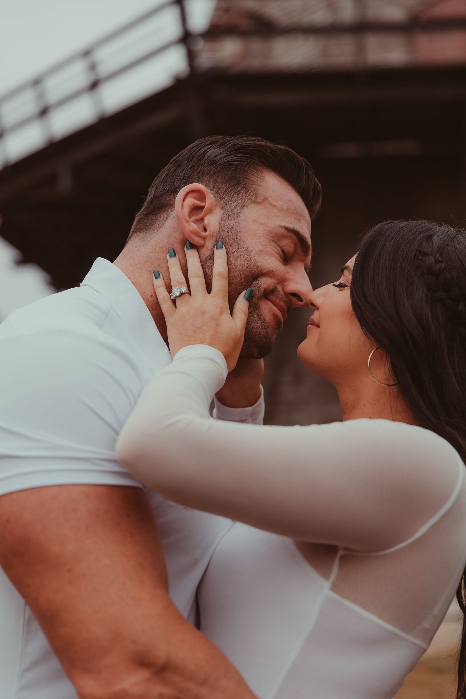 engagement session in Chicago Illinois Chicago beach photography of couples cinematic storytelling photography