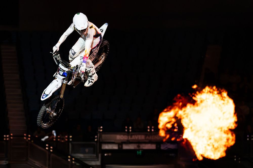Jumping through the air with Freestyle Kings melbourne