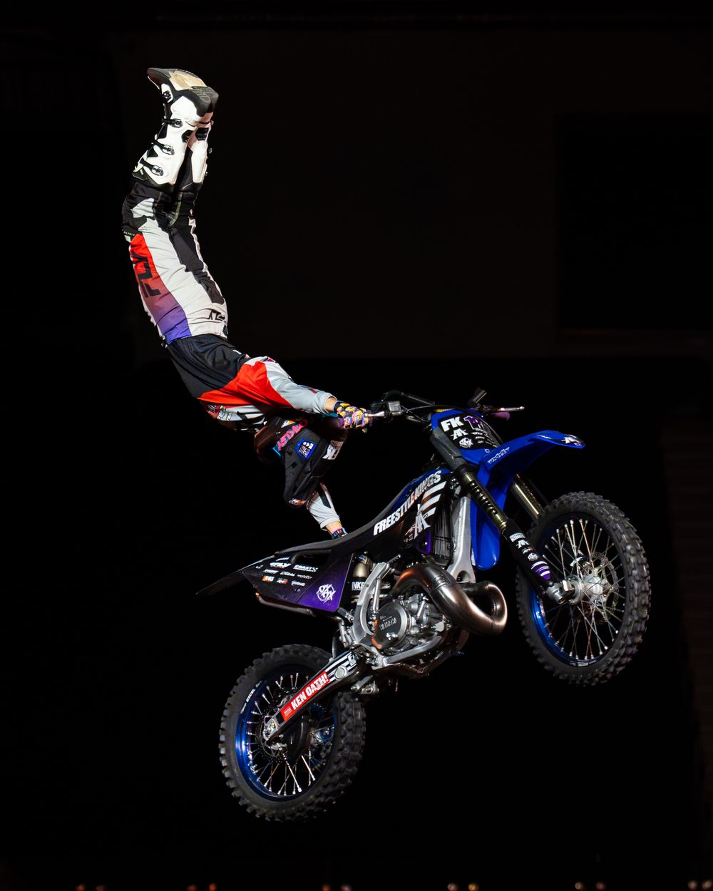 Motocross stunts with Freestyle Kings melbourne at Rod Laver Arena