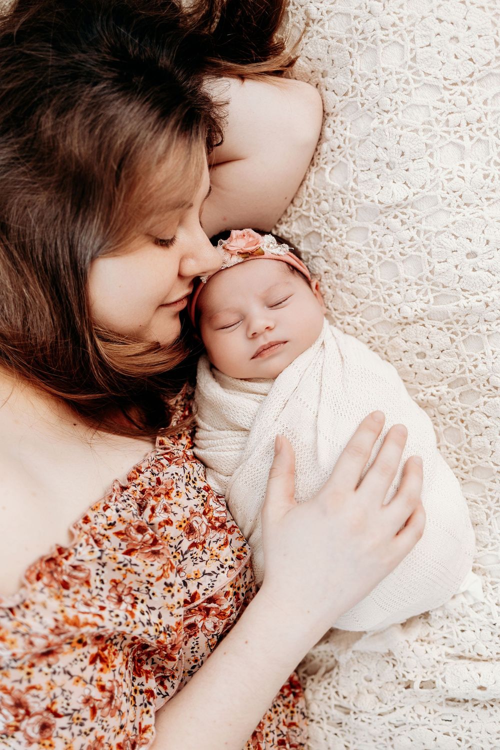 Family photographed during Chattanooga newborn photography session