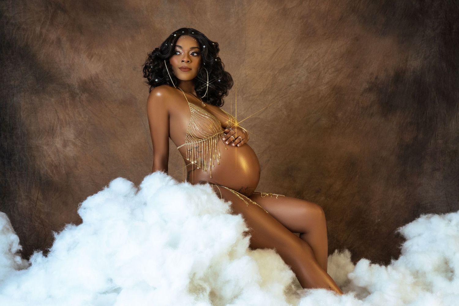Orlando portrait photographer Ray Alvarez — glamour studio creative shoot with fog and dramatic lighting