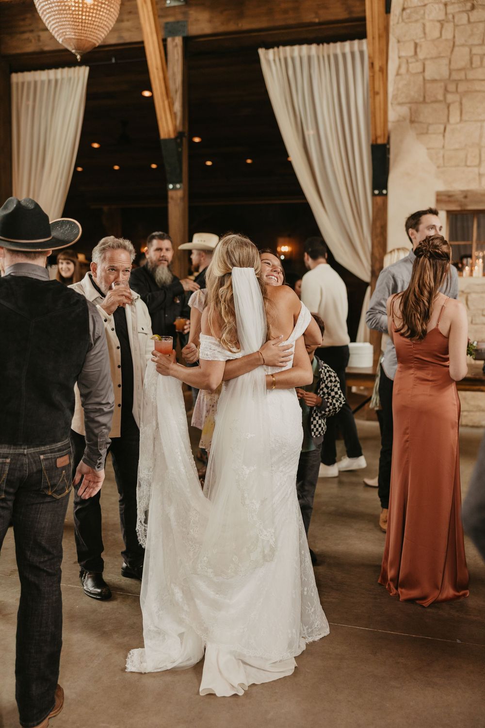 Reception time at Copper Rose Ranch in Paradise Valley captured by Livingston Wedding Photographer Sabrina Marie Photography
