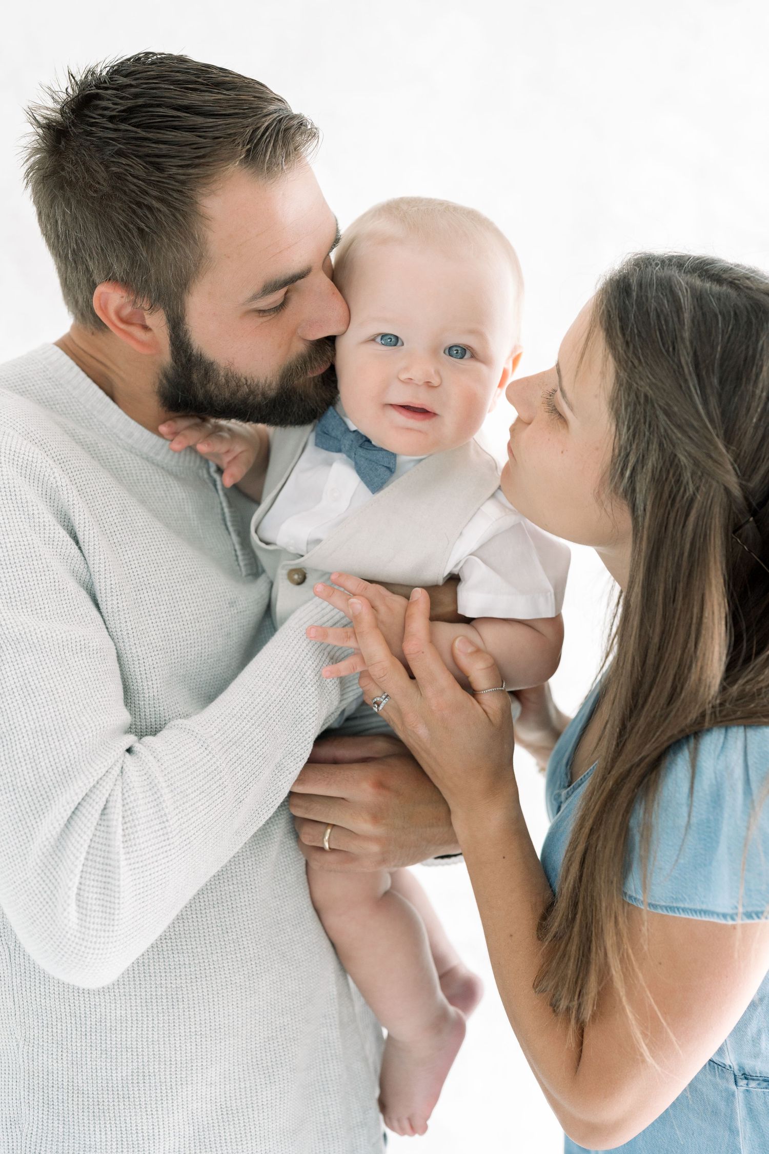 Portrait de famille pour un premier anniversaire à Saint-Augustin-de-Desmaures