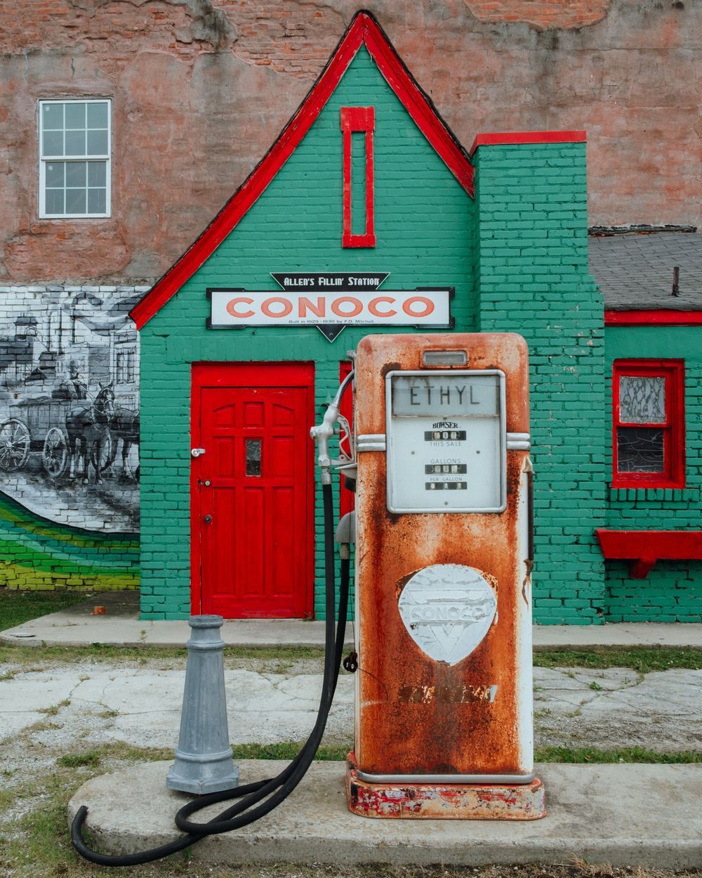 Spencer Station. Route 66, Oklahoma.