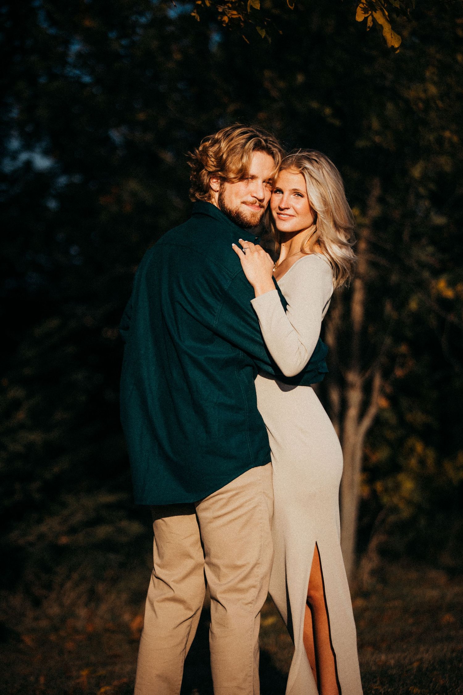 couple hugging