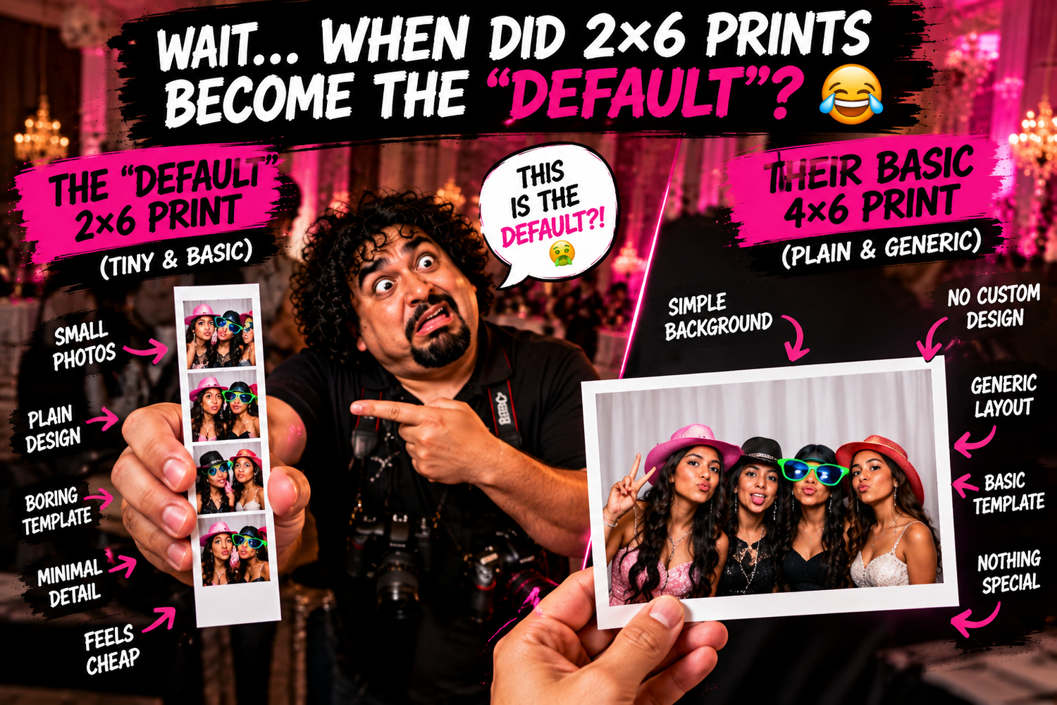 DFW quinceanera photo booth with premium prints and custom event design for Dallas, Fort Worth, Arlington and Mansfield celebrations DFW.