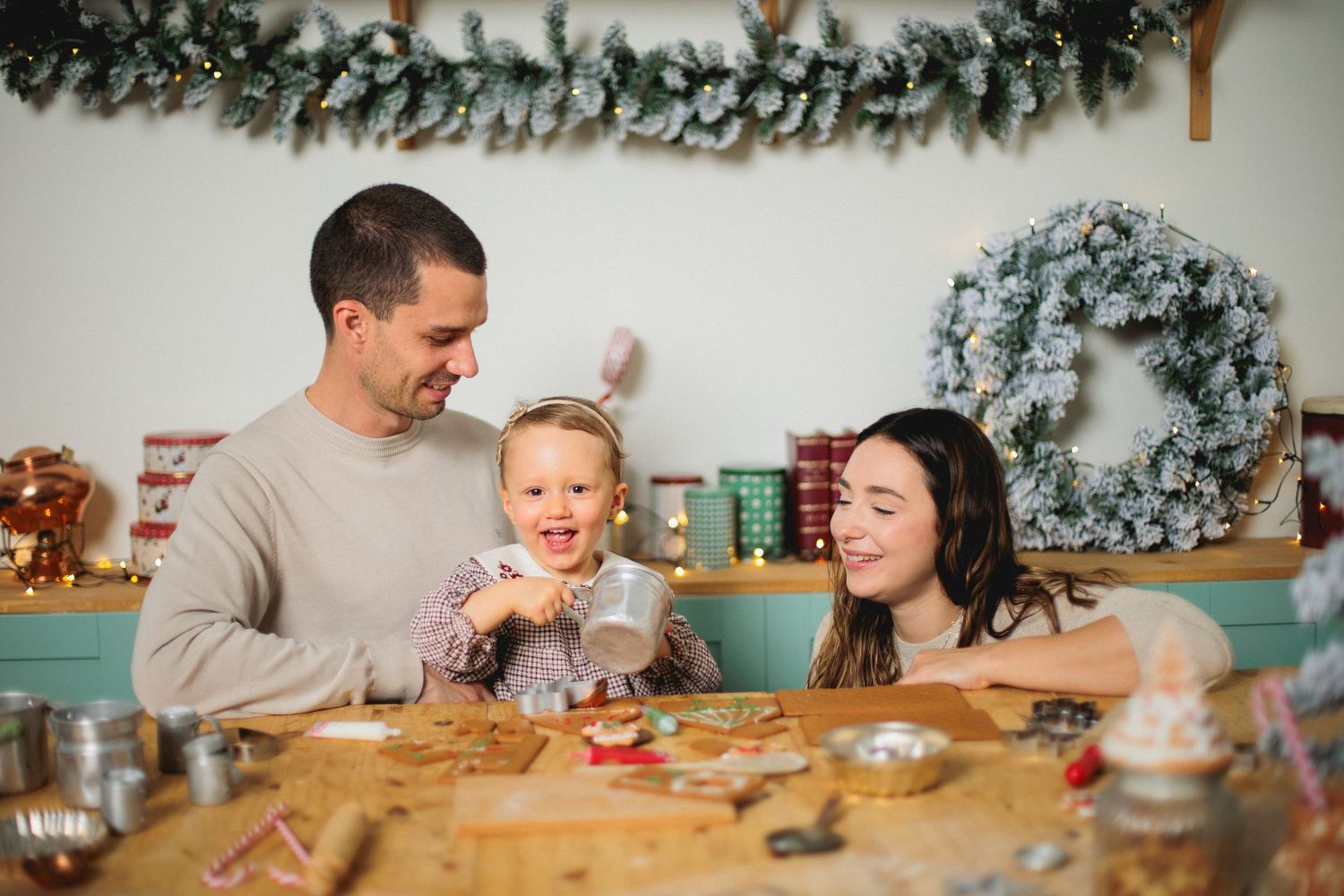 Fotografias de natal em família na Maia