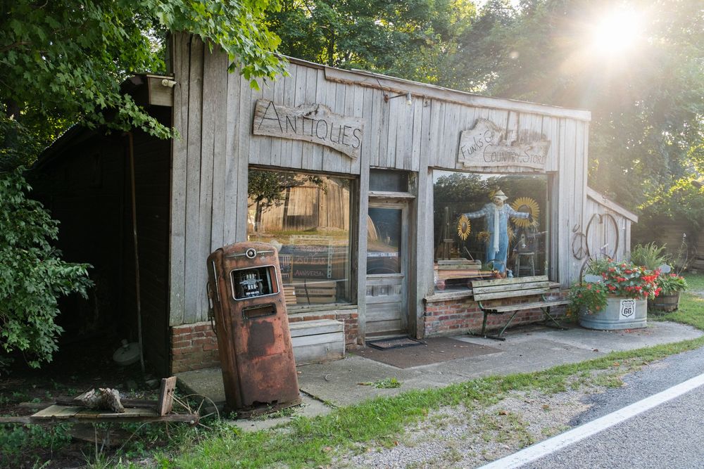 Funks Grove on Route 66 in Illinois. Photo: David Manning.