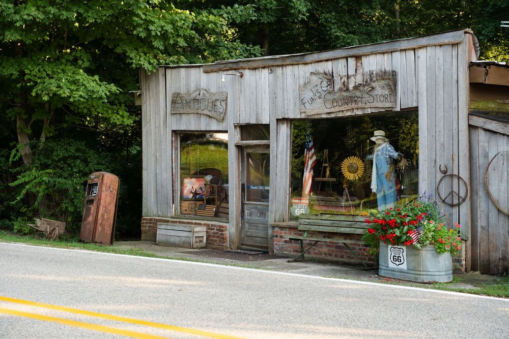 Funks Grove on Route 66 in Illinois. Photo: David Manning.