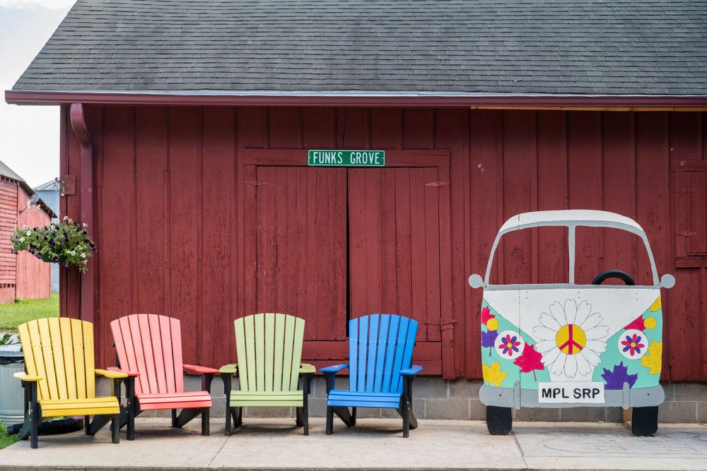 Funks Grove on Route 66 in Illinois. Photo: David Manning.