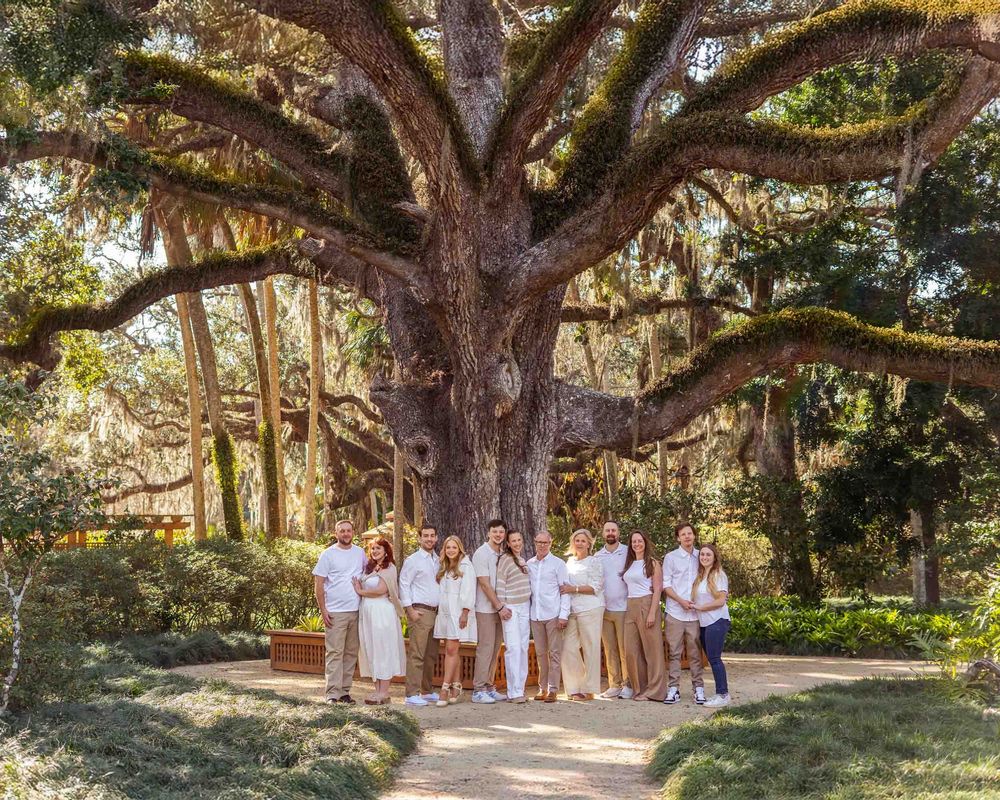 Family Portrait Washington Oaks State Park Florida