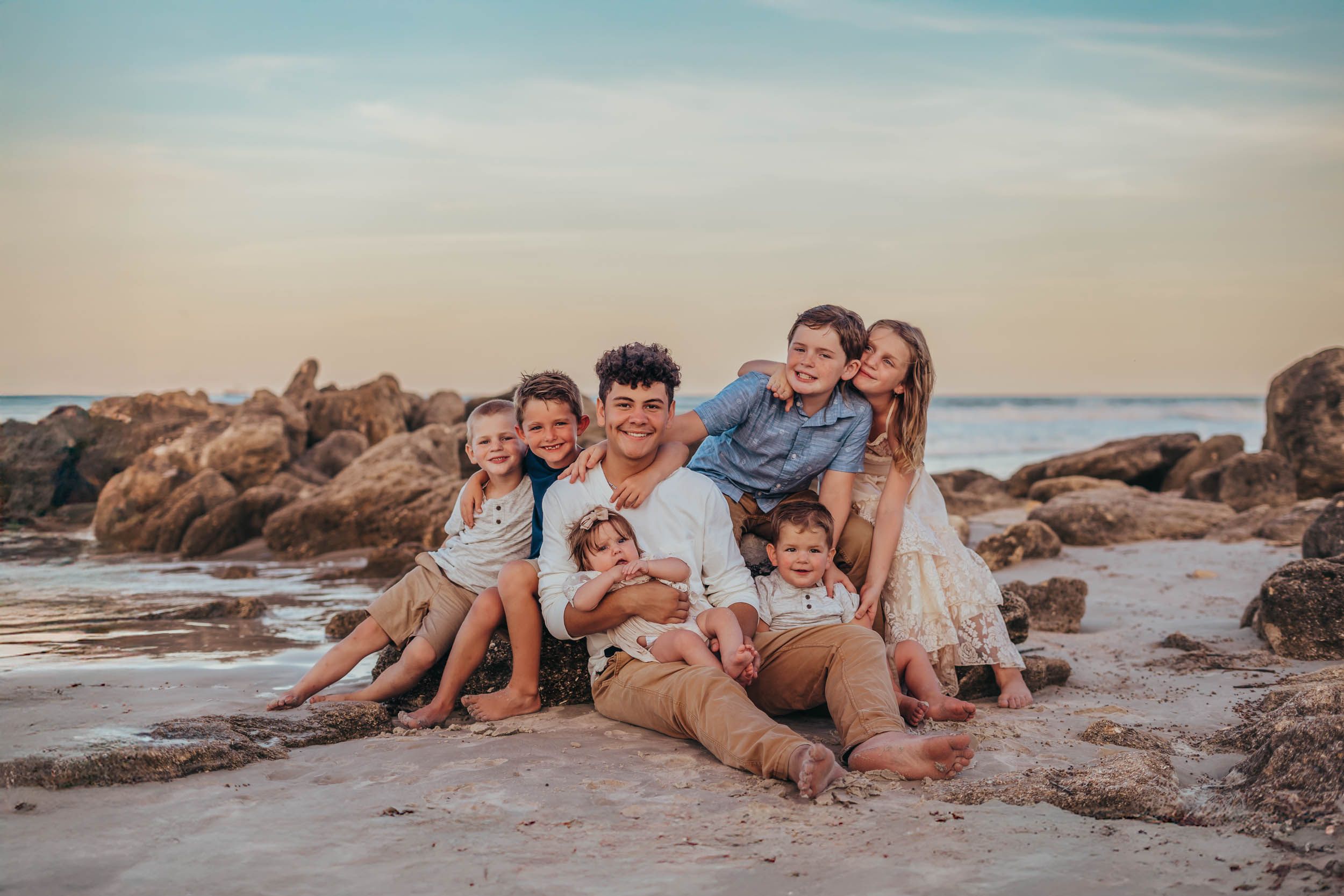 family photography at river to sea preserve and marineland in Saint Augustine and Palm Coast Florida beach