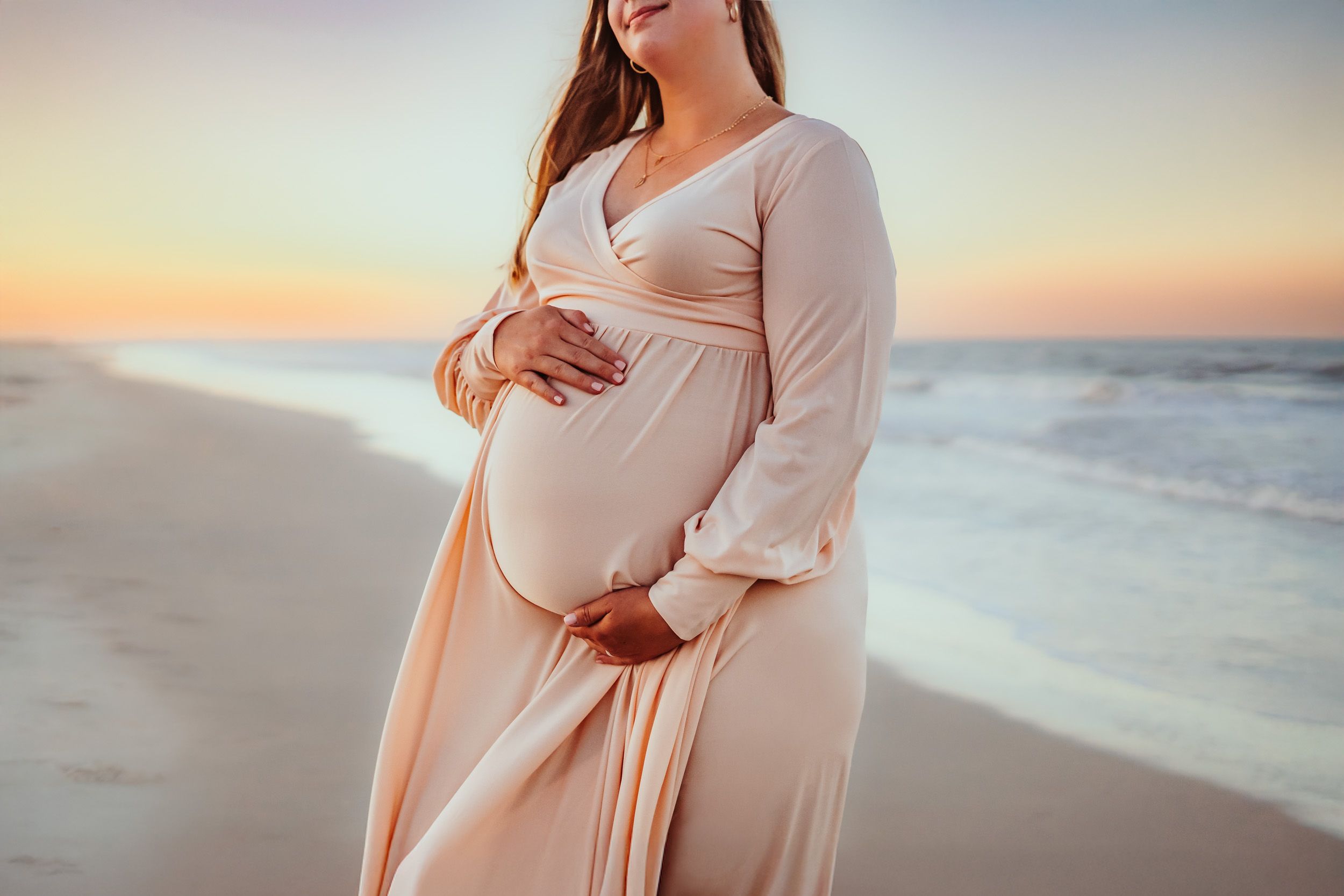 family and maternity photography at river to sea preserve and marineland in Saint Augustine and Palm Coast Florida beach