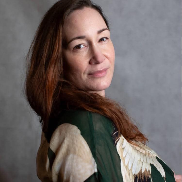 Portrait series showing expressions in front of a gray studio backdrop.