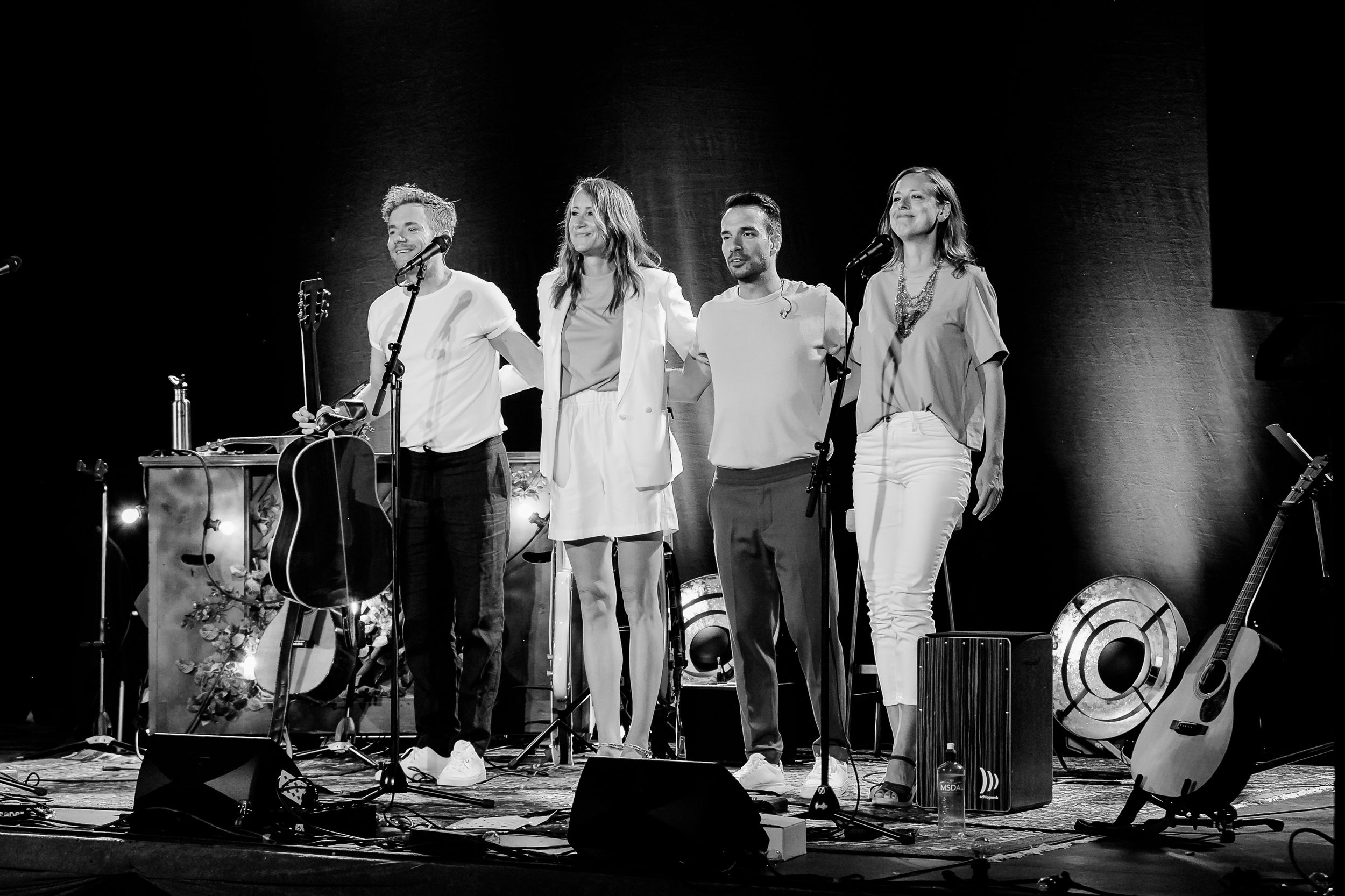 Husby Säteri Söderköping med Peter Johansson, Bruno Mitsogiannis och Matilda Grün. Fotograf Rebecca Nordin.
