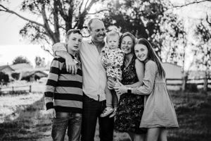 family  on farm Glen Innes