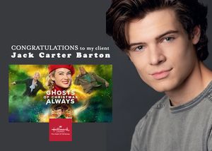 Hallmark's Ghost and Molly McGee casting announcement with actor in grey shirt.
