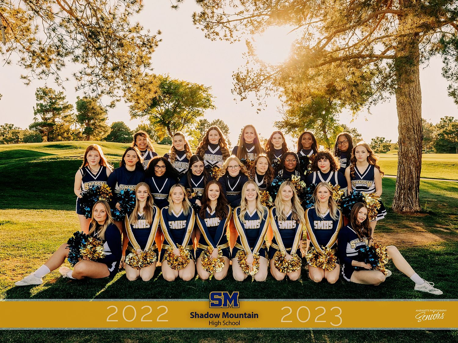 Phoenix Arizona Team Sports Banner Pictures by Anjeanette Photography Graduation High School Seniors AZ