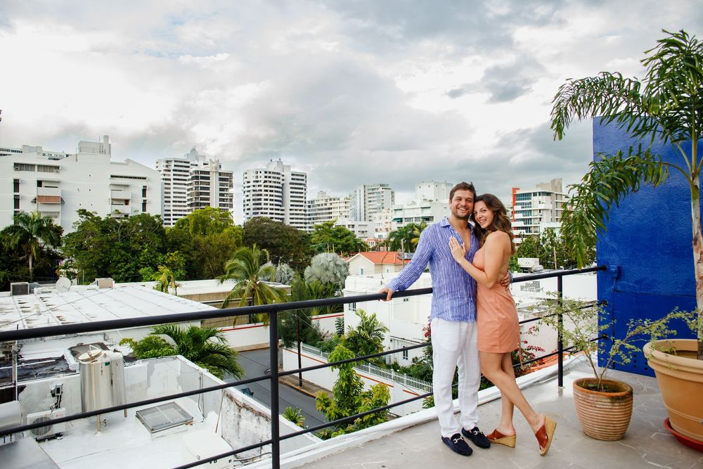 Couples portrait. San Juan, Puerto Rico.