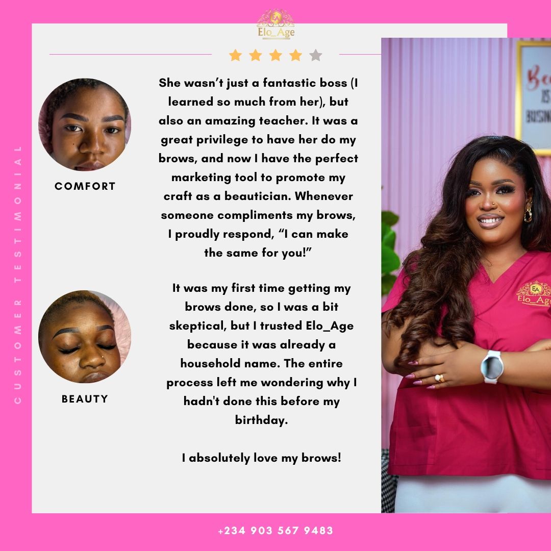 What customers are saying about the Best Studio in Warri and Ikeja.
Affordable and professional Staff.
Cozzy atmosphere