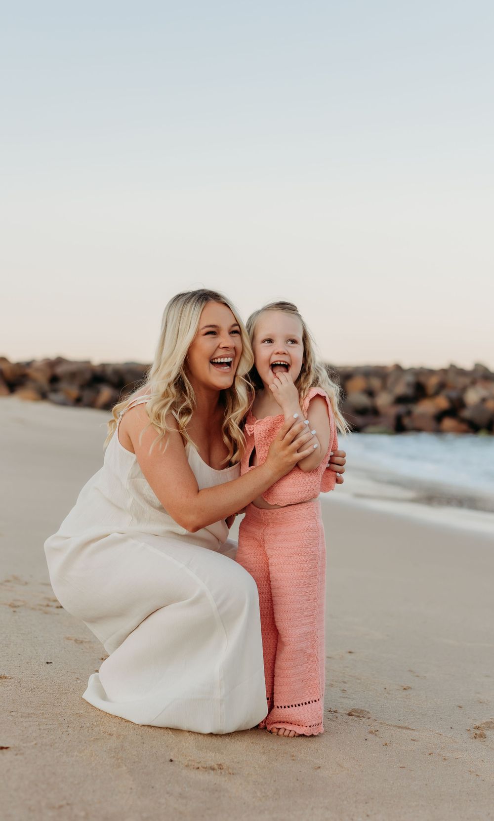 Charlotte Kate Photography. Maternity portrait/session, mum adn daughter. Sydney and sunshine coast