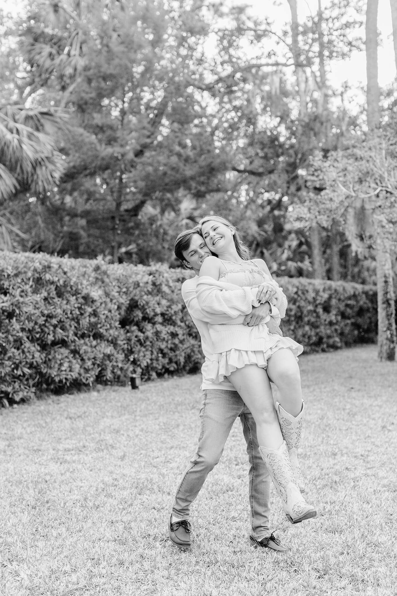 Engagement Photography at Washington Oaks Garden State Park Florida by Barry Mickler