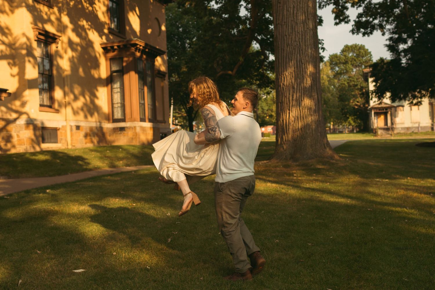 Moody fall couple's session