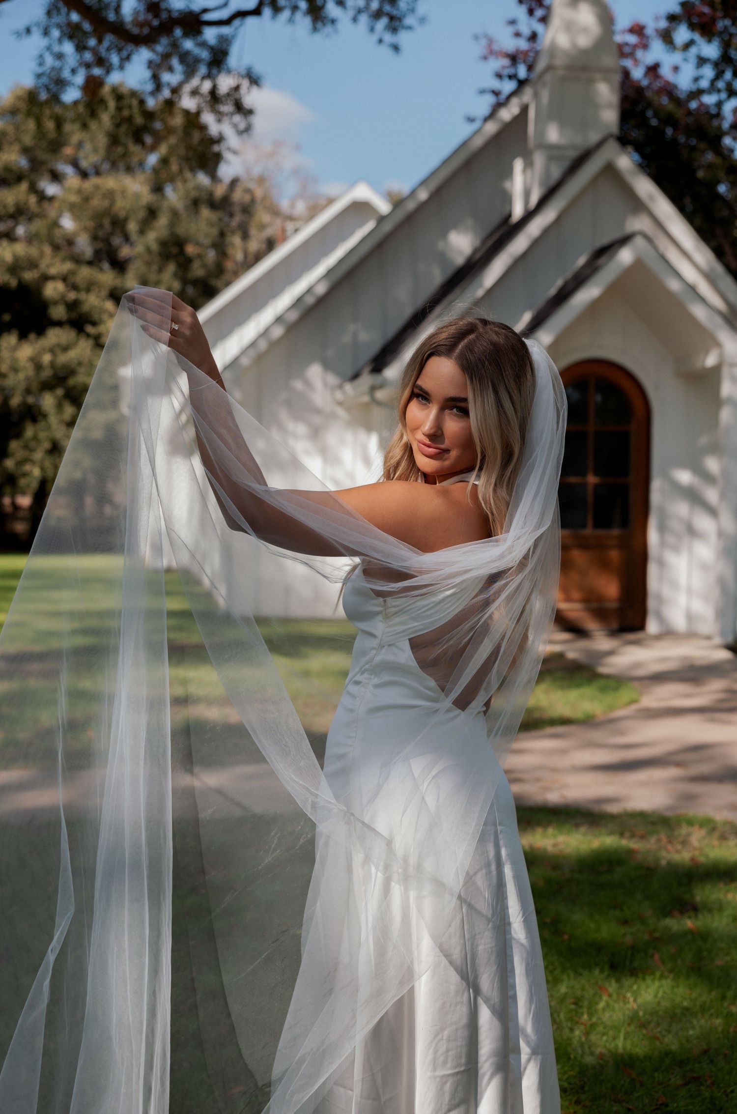 bridal veil portrait