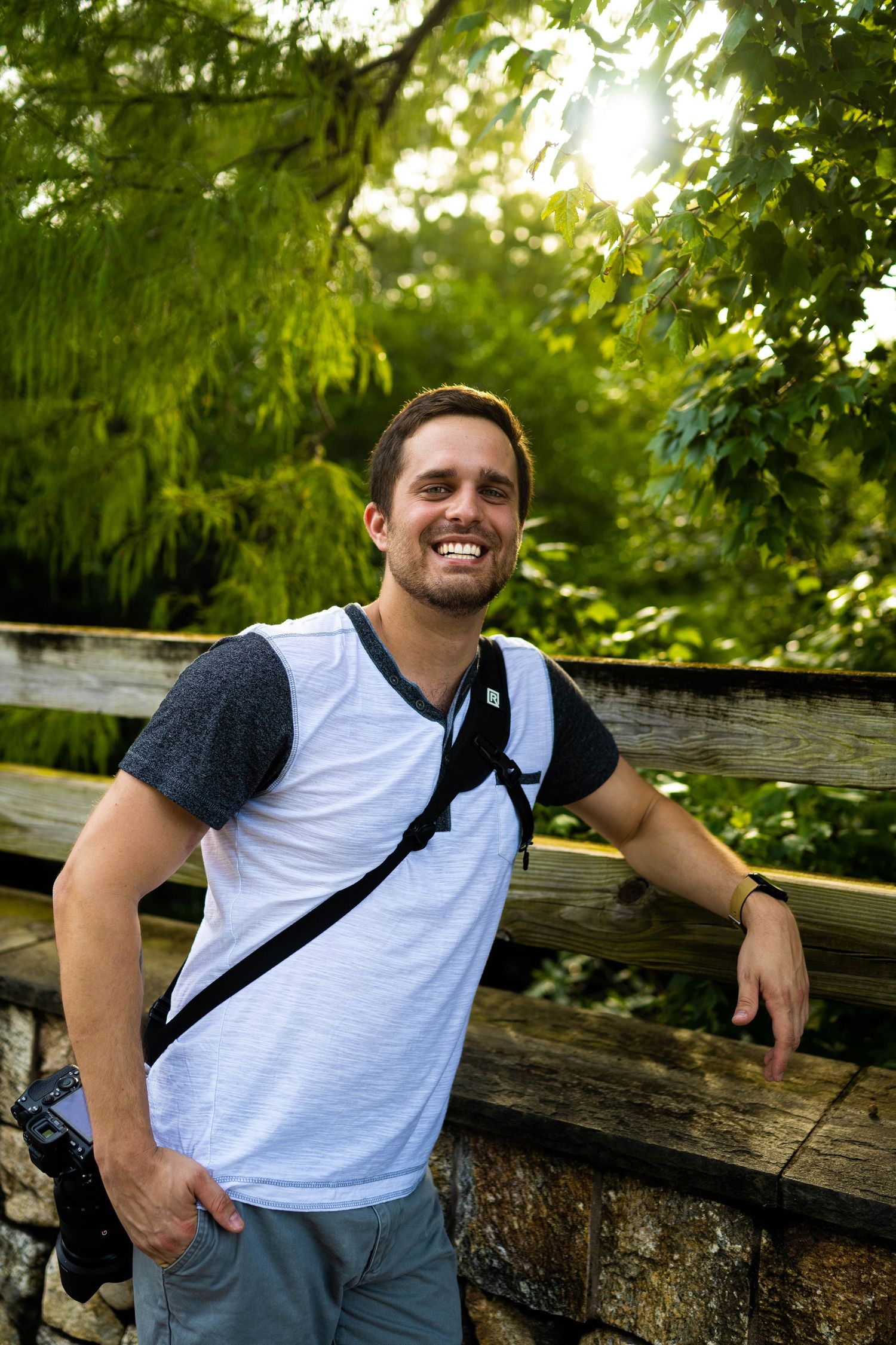Individual portrait/headshot of Connor Strzelewicz, the face behind Connor Michael Photography.