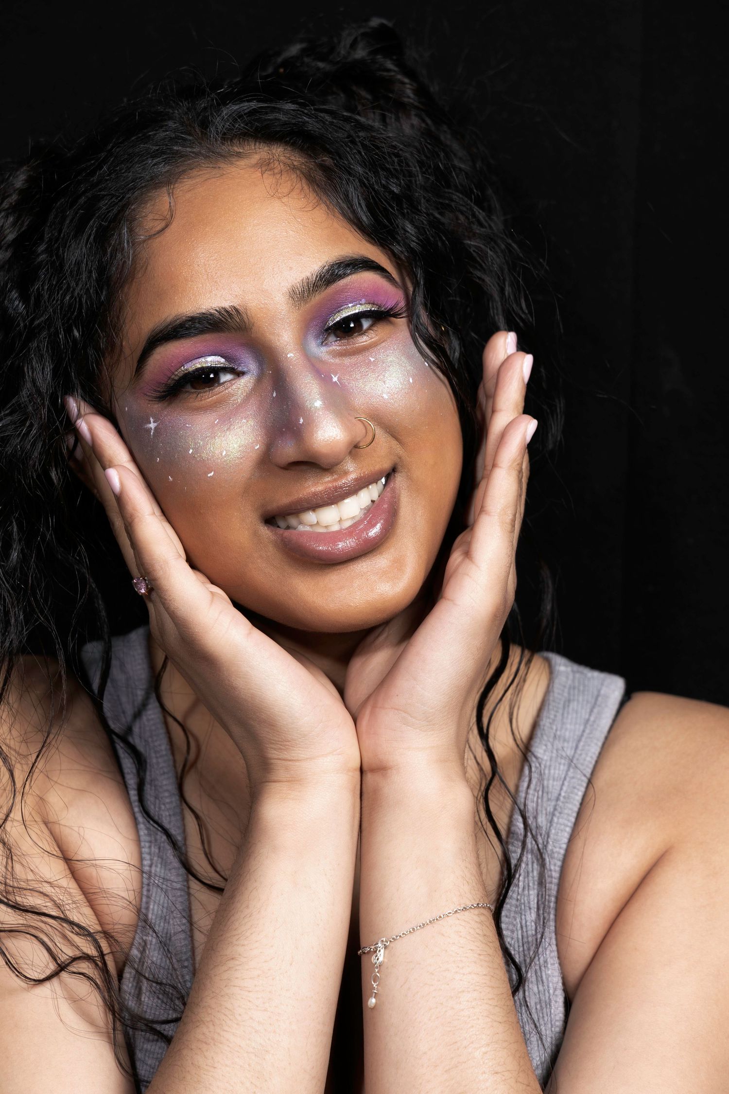 galaxy makeup portrait 3