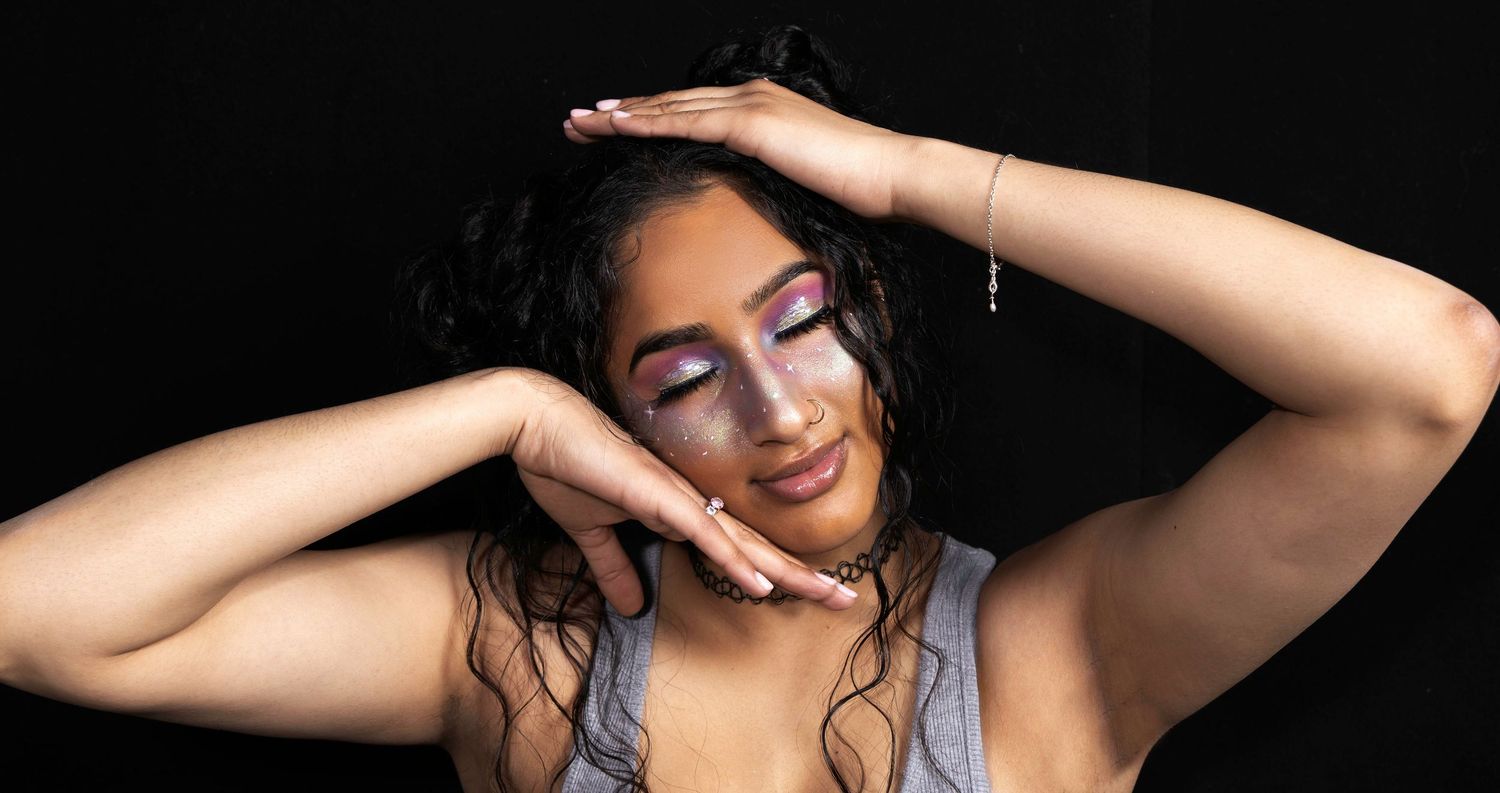 galaxy makeup portrait 2
