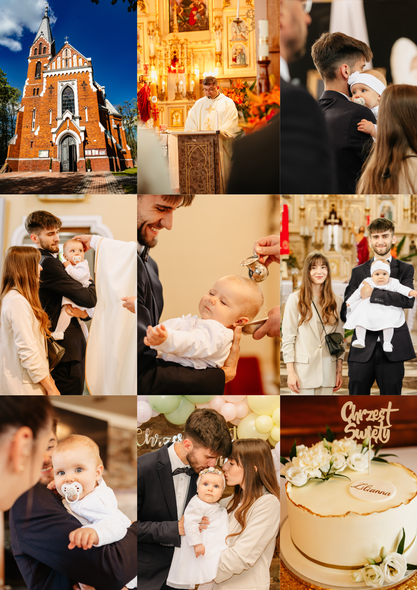 Chrzest Święty Świdnik – zdjęcia z ceremonii w kościele
Fotograf Chełm chrzest – naturalne zdjęcia z sakramentu