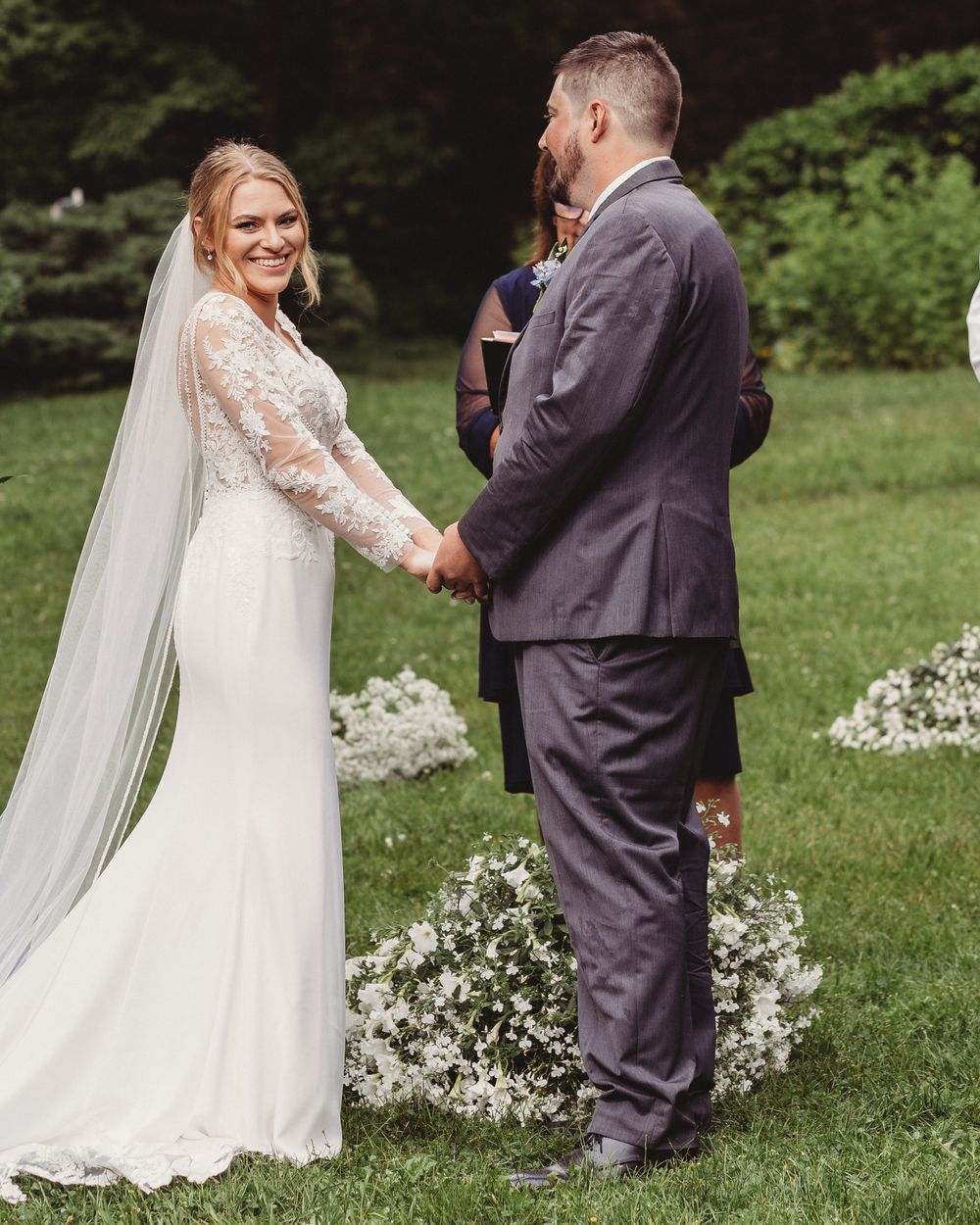 Professional photo of a bride and groom
