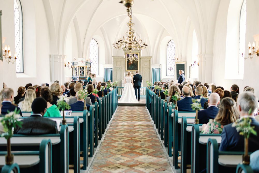 Bröllopsfotograf Borgeby kyrka