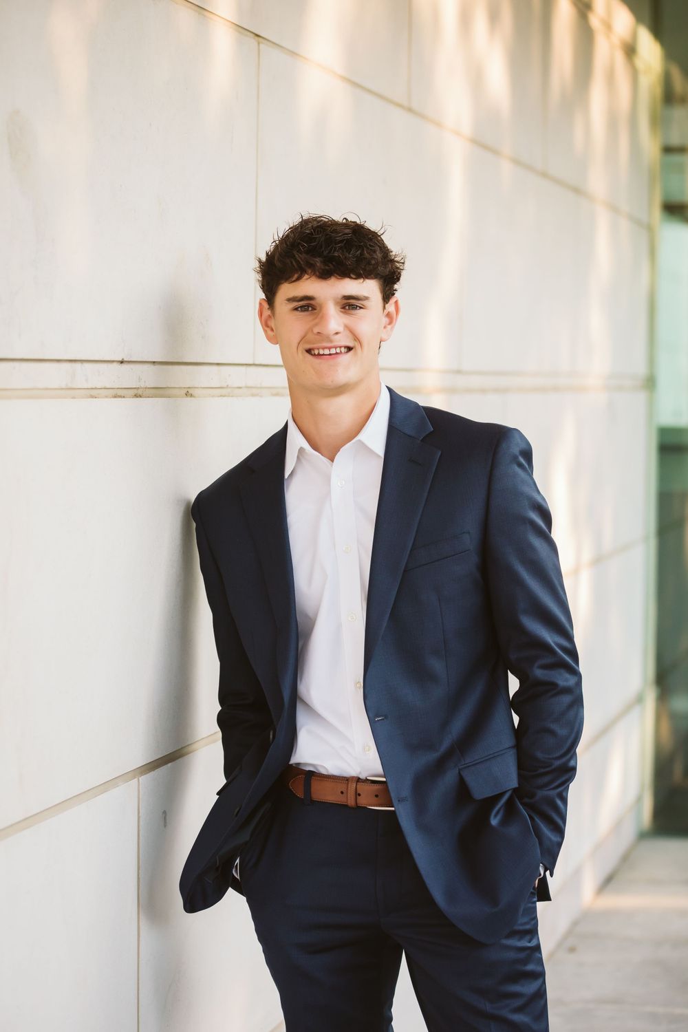 senior session male student
