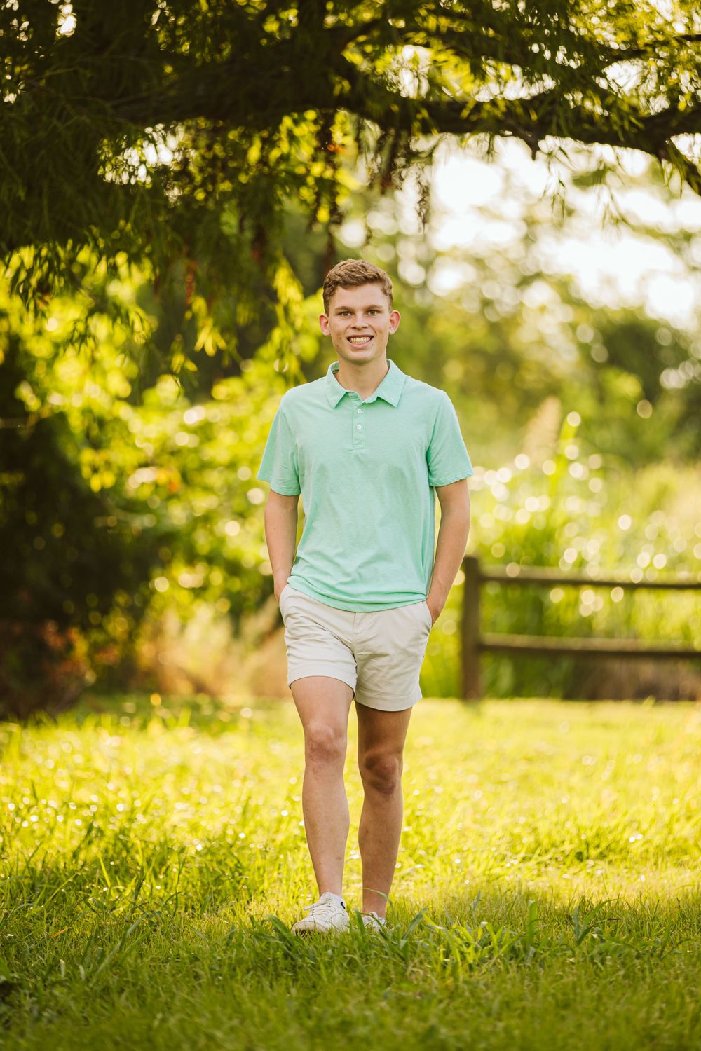 senior session male student