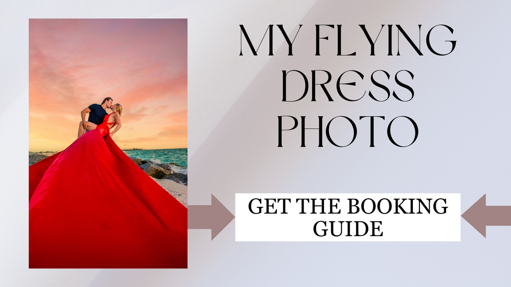 Longboat Key Photo Packages. Flying Dress Photoshoot