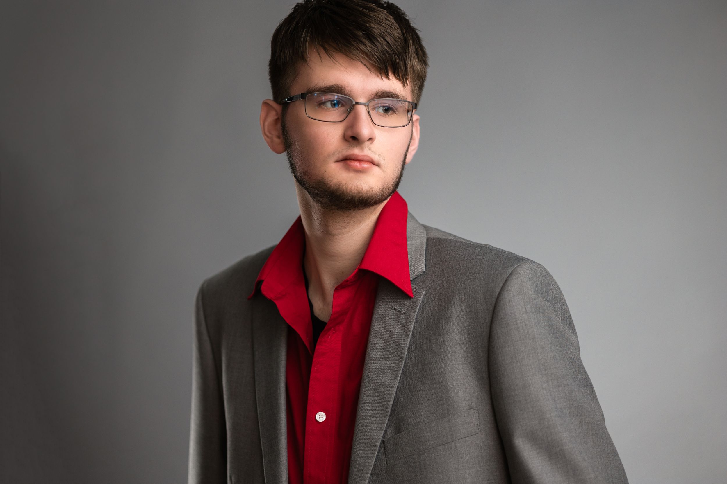 High school senior studio portrait