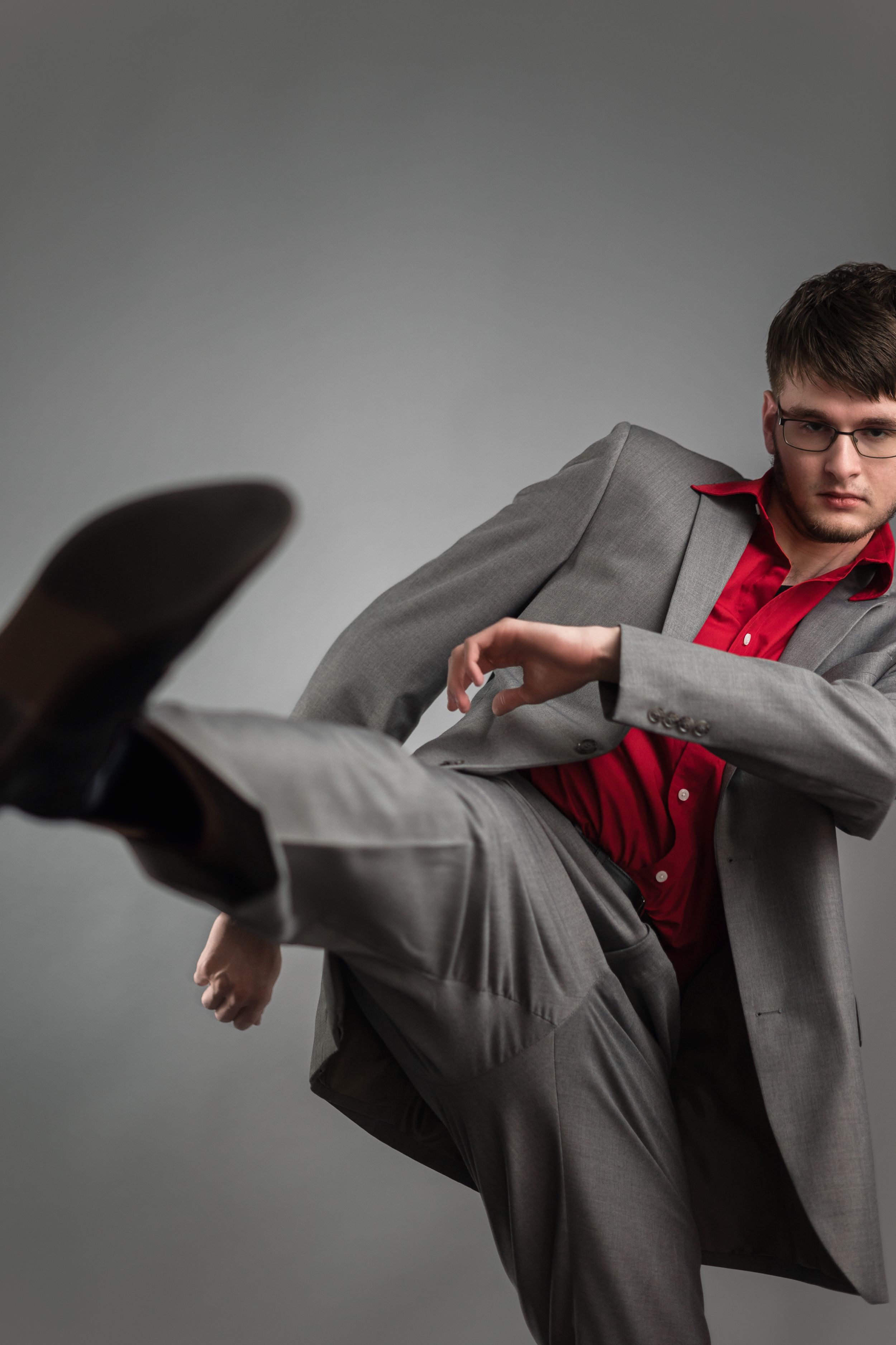 High school senior studio portrait