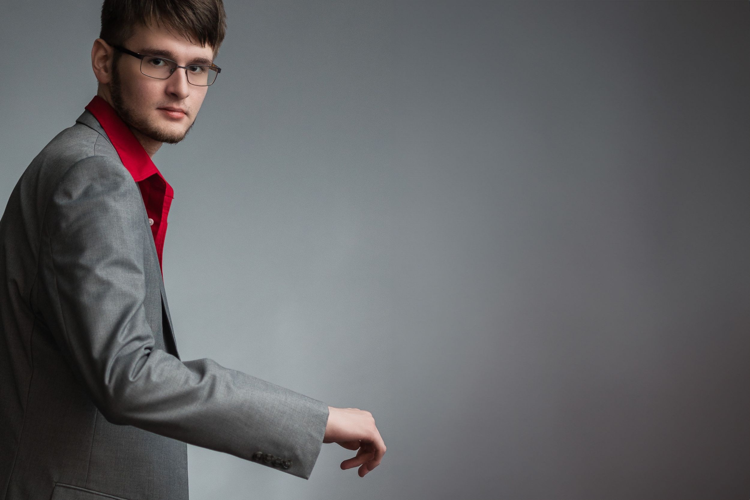 High school senior studio portrait
