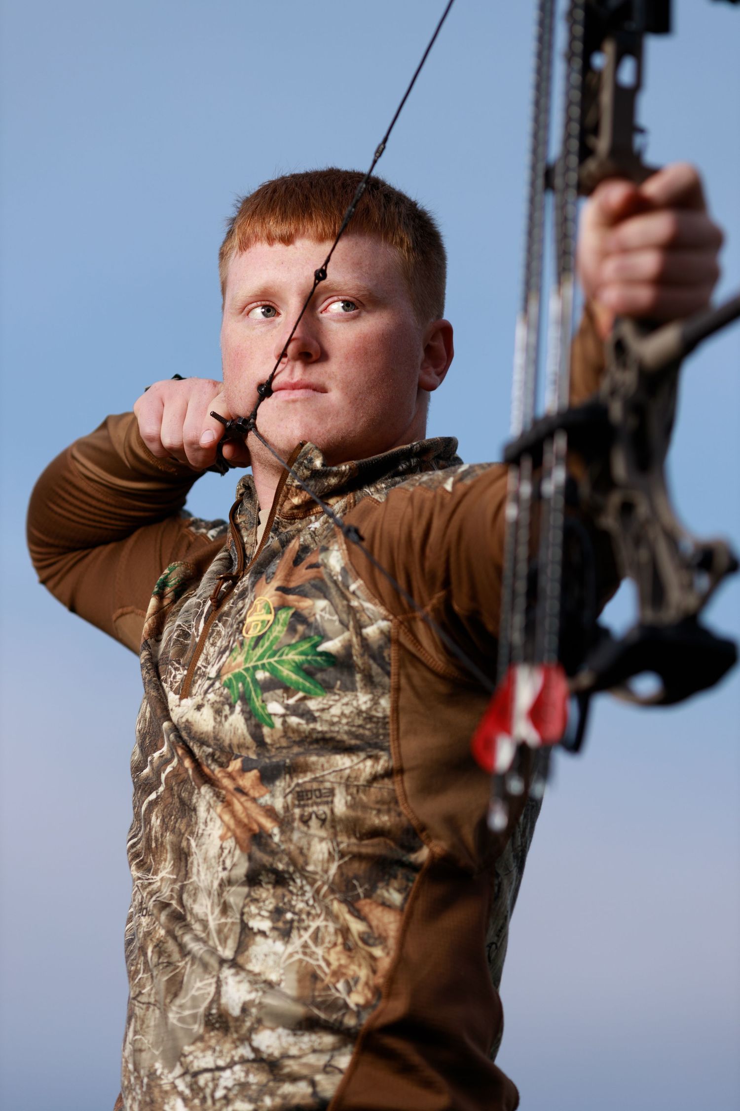 Bow hunting is a normal past-time for this Neoga, Illinois senior guy.