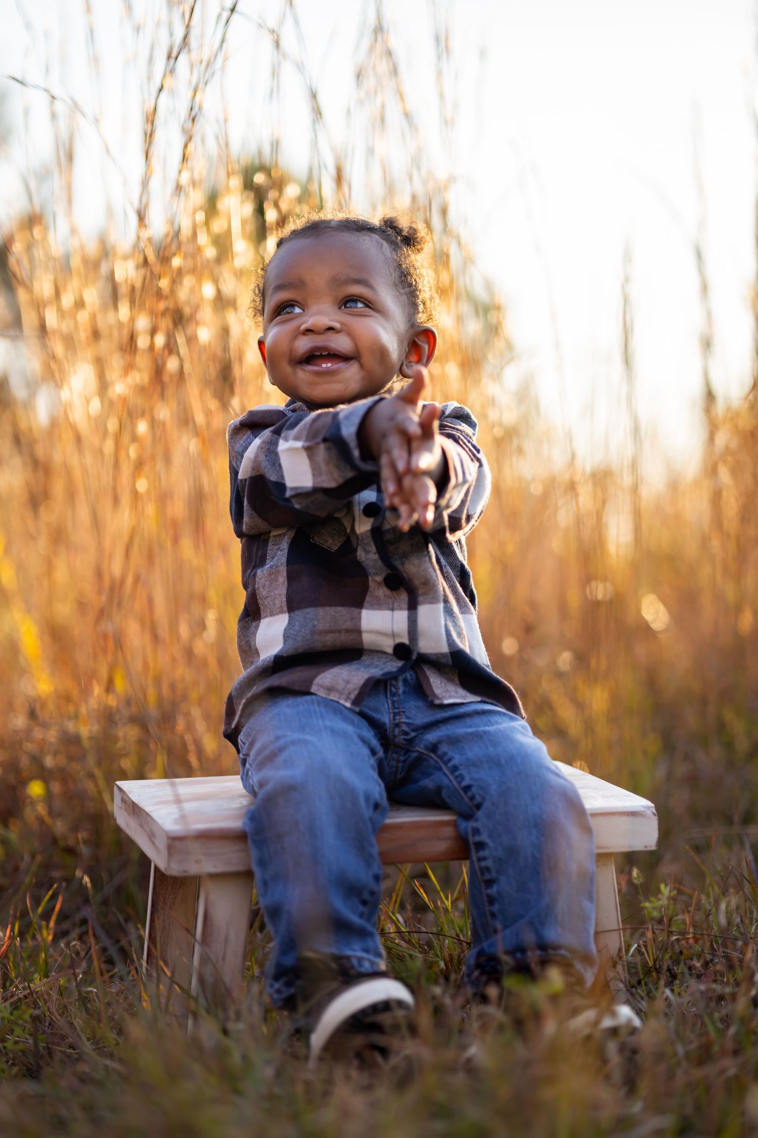 Fall Photos in Richmond, Virginia | Tall Grass Autumn Portraits | Family Fall Photos in RVA