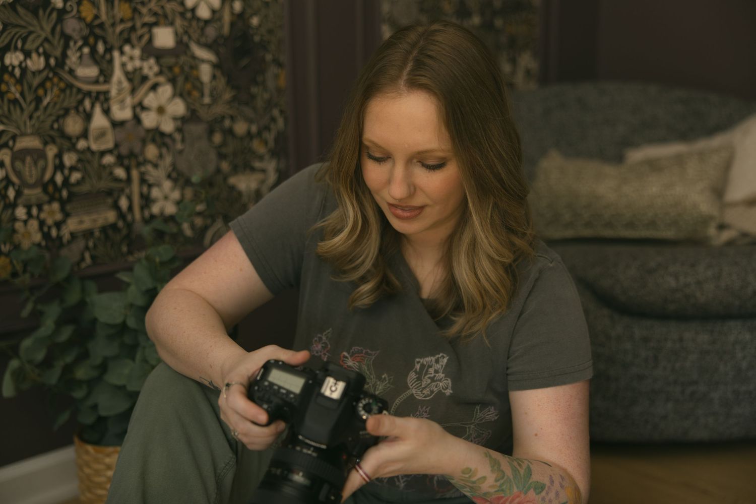LGBTQ Asheville small business entrepreneur posing outdoors during a personal branding photography session