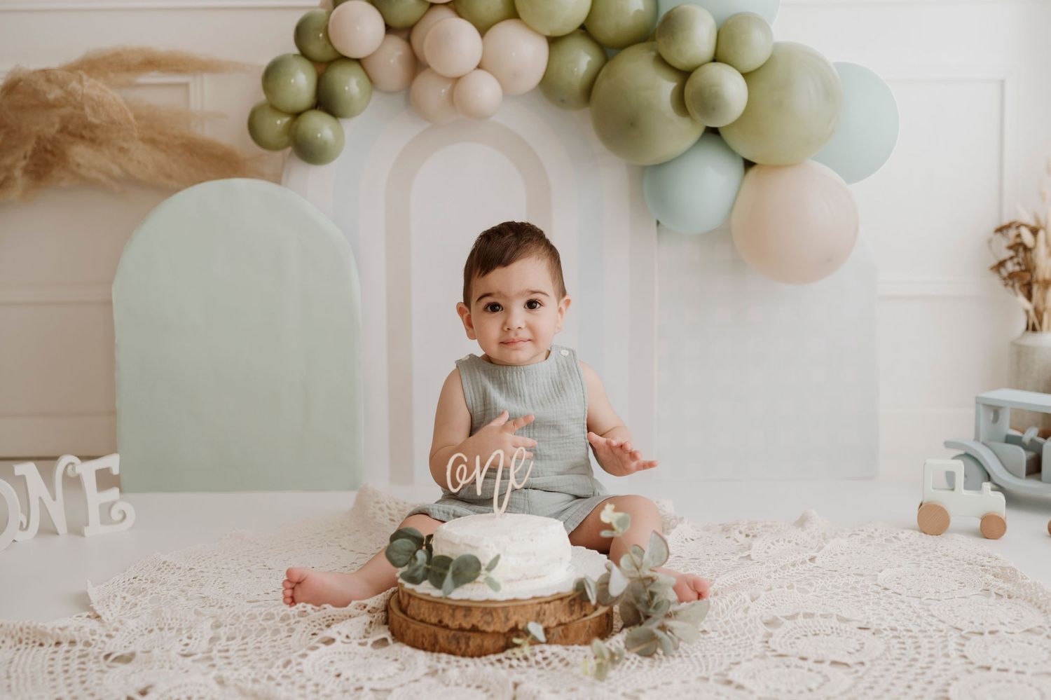 sessione fotografica smashcake con scenografia