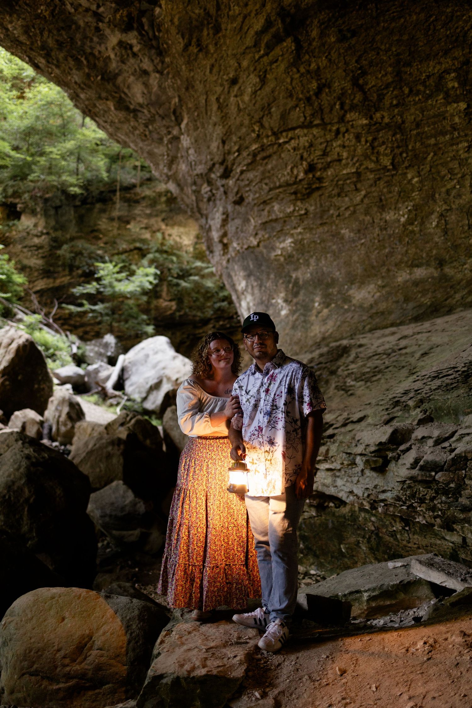 buffalo river engagement session lost valley Ponca Arkansas