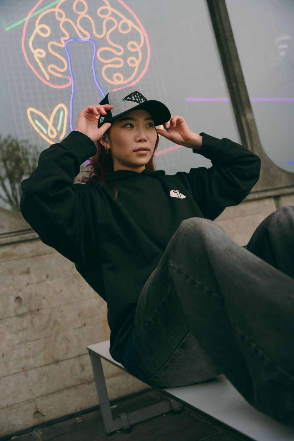 Photo of a model wearing Tamp Apparel taken by a London Based fashion and lifestyle photographer